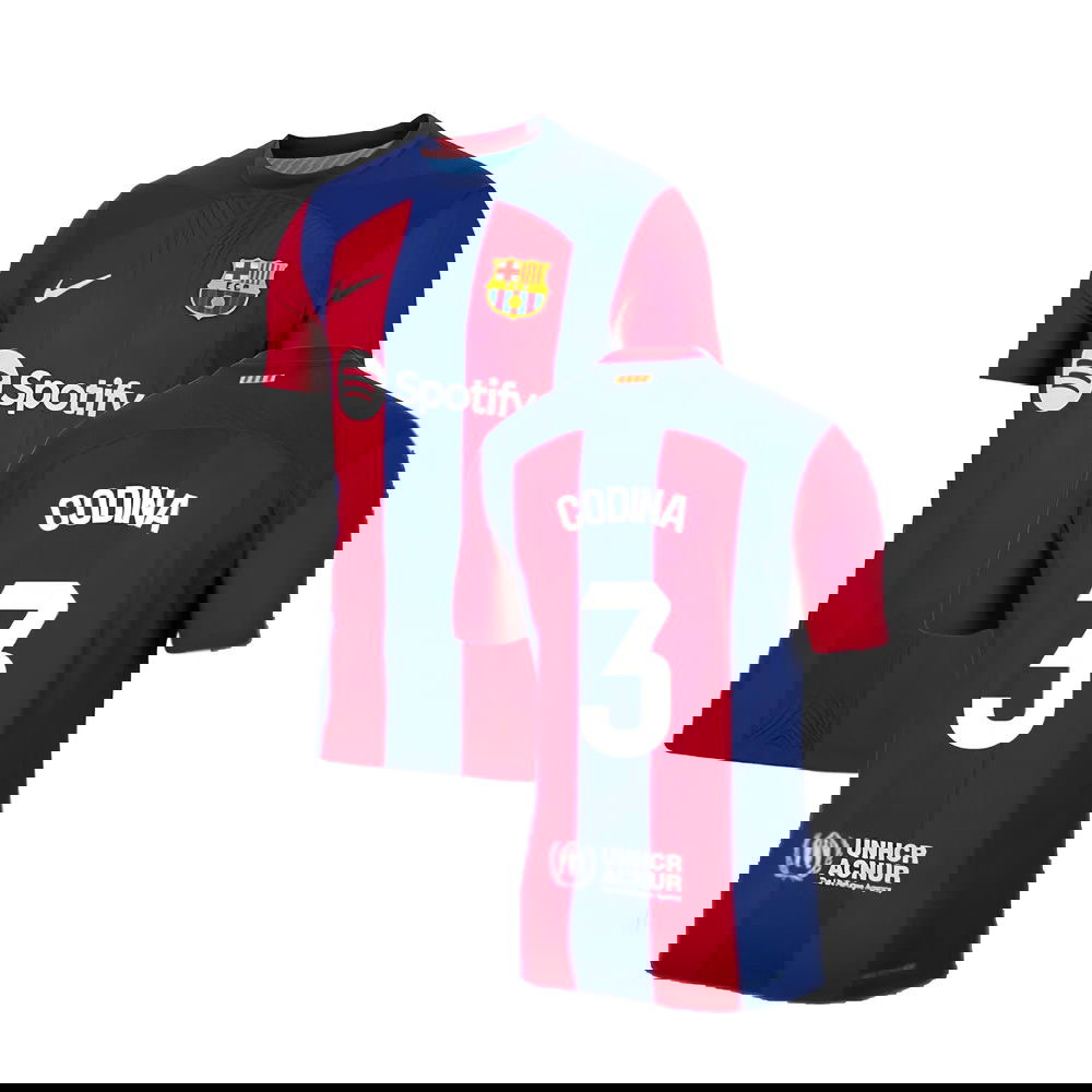 2023-2024 Barcelona Authentic Home Shirt (Codina 3)