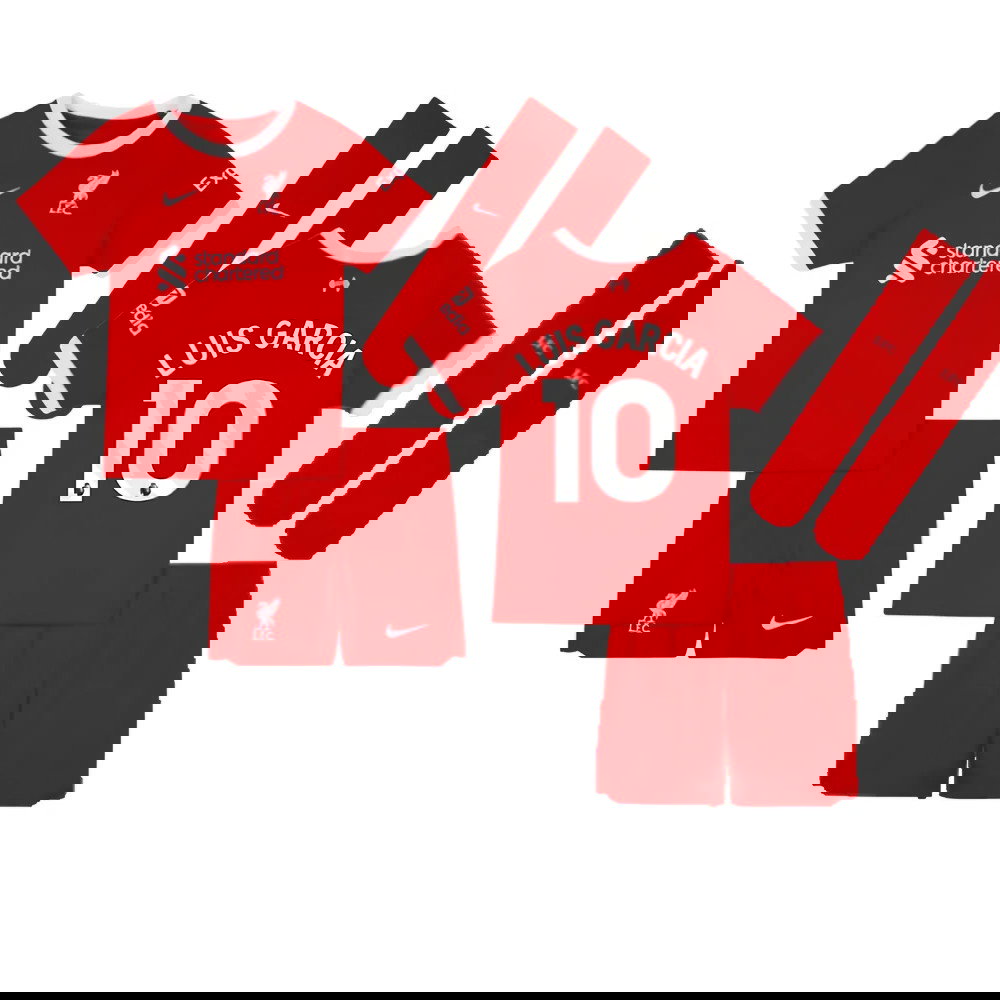 2023-2024 Liverpool Home Little Boys Mini Kit (Luis Garcia 10)