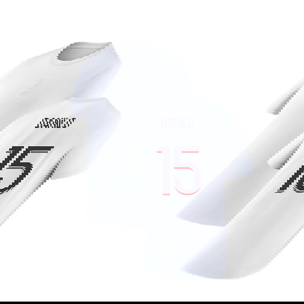 2023-2024 PSG Premium Essentials T-shirt (White) (Danilo 15)