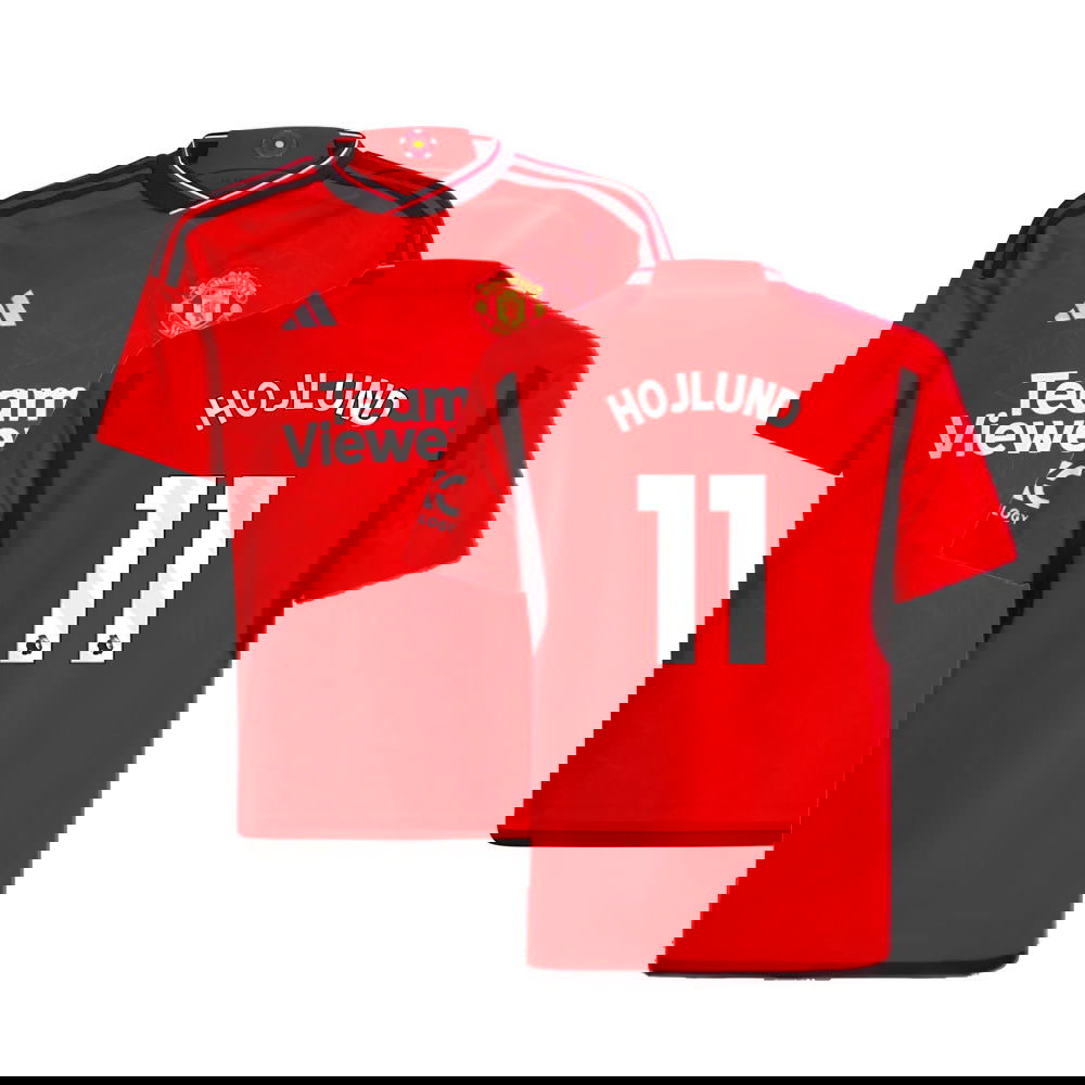 2023-2024 Man Utd Home Shirt (Kids) (Hojlund 11)