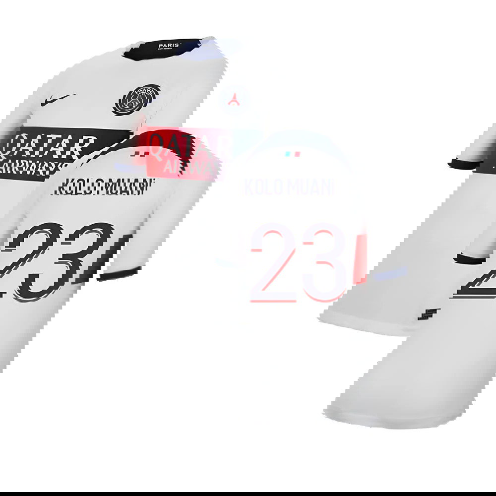 2023-2024 PSG Away Shirt (Kids) (Kolo Muani 23)