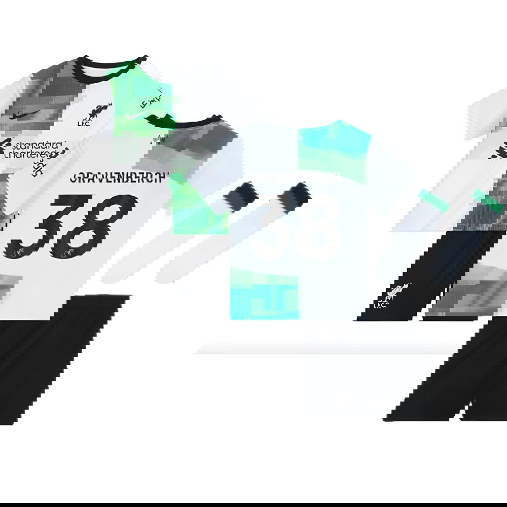 2023-2024 Liverpool Away Infant Baby Kit (Gravenberch 38)