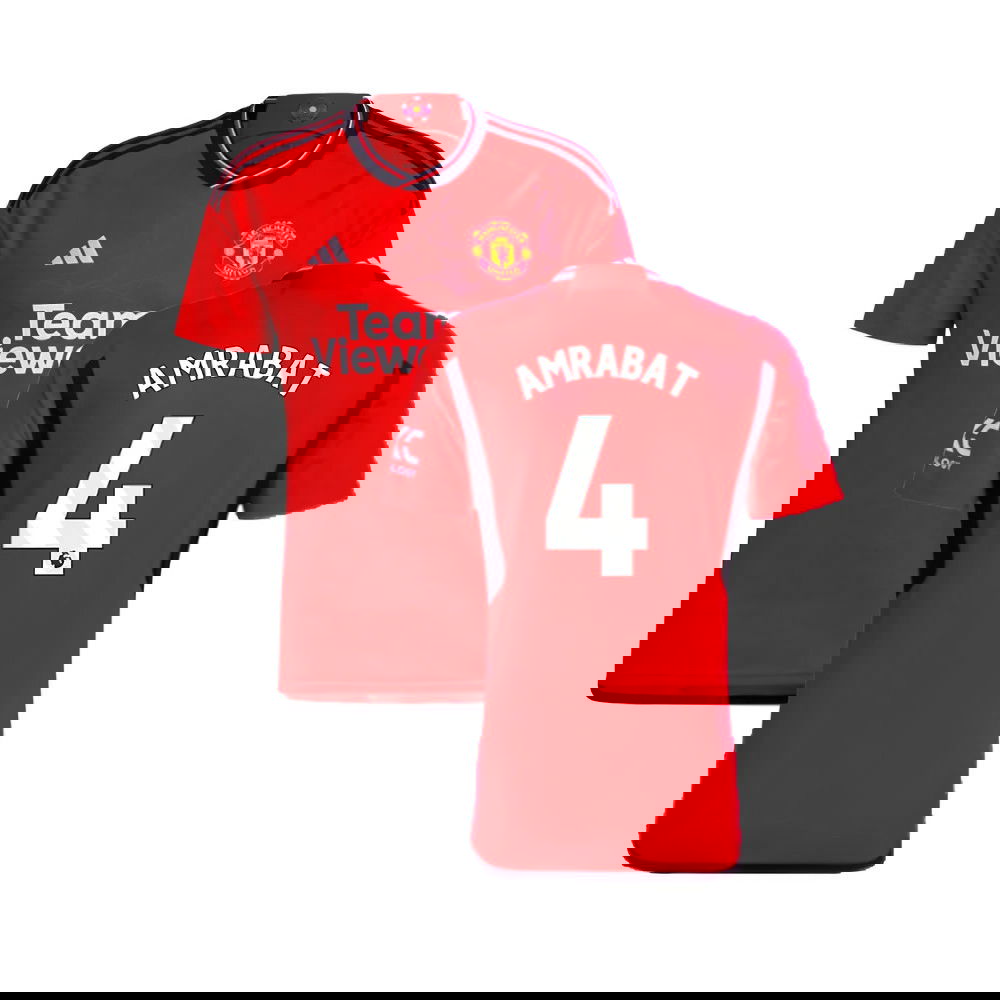 2023-2024 Man Utd Home Shirt (Amrabat 4)