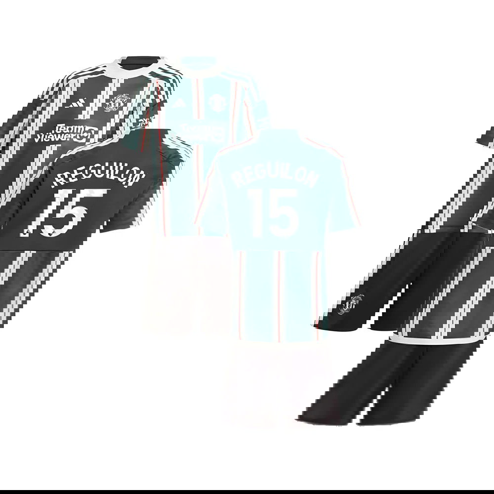 2023-2024 Man Utd Away Mini Kit (Reguilon 15)