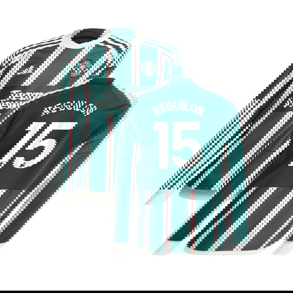 2023-2024 Man Utd Away Long Sleeve Shirt (Kids) (Reguilon 15)