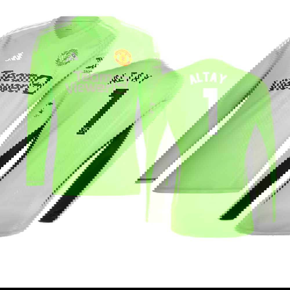 2023-2024 Man Utd Home Goalkeeper Shirt (Solar Green) (Altay 1)