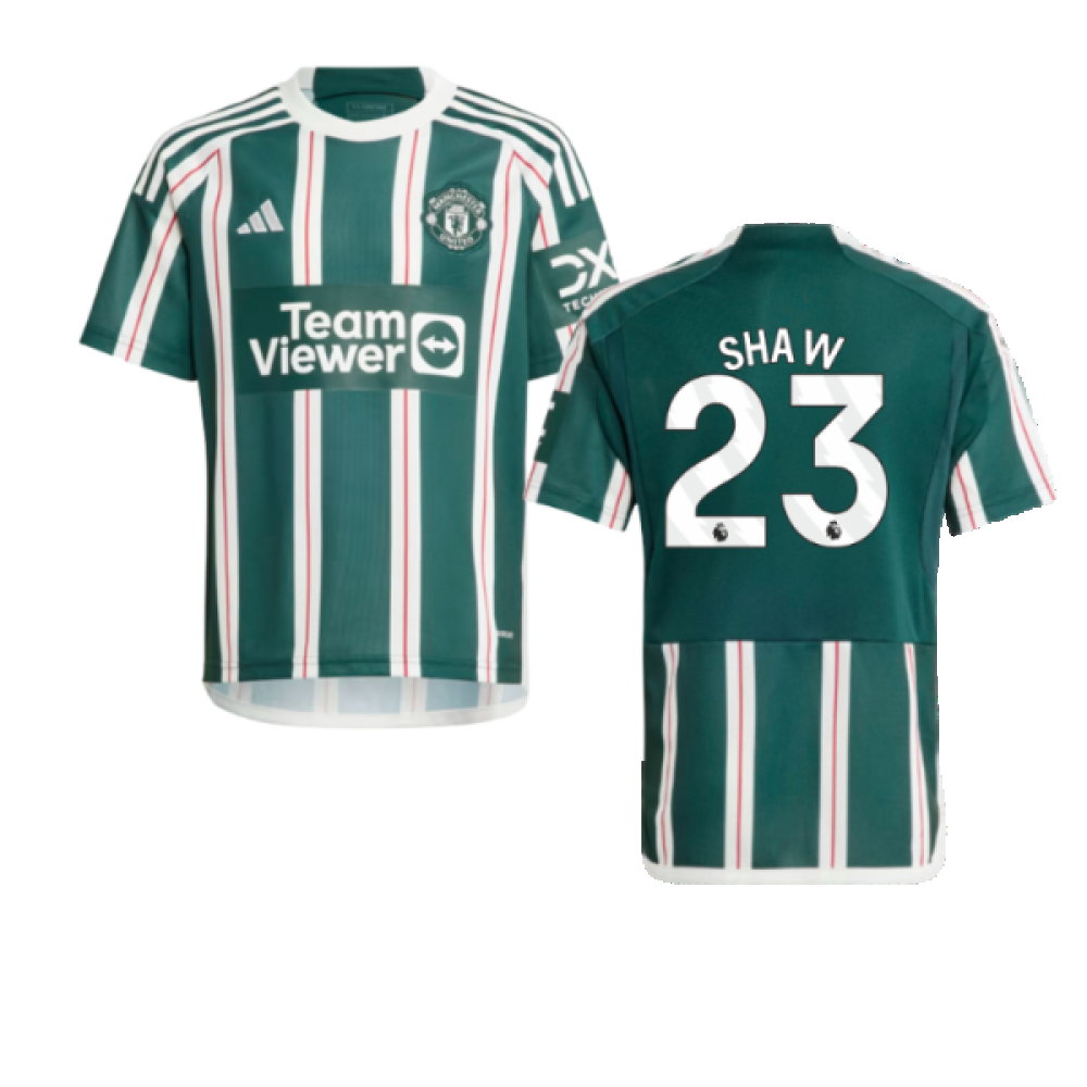 2023-2024 Man Utd Away Shirt (Kids) (Shaw 23)