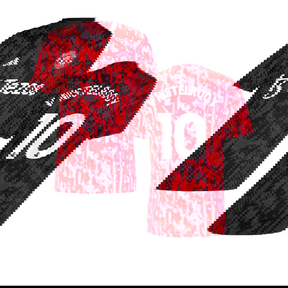 2023-2024 Man Utd Pre-Match Shirt (Red) (V Nistelrooy 10)