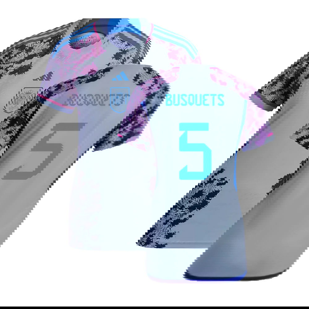 2023-2024 Spain Authentic Away Jersey - Ladies (Busquets 5)