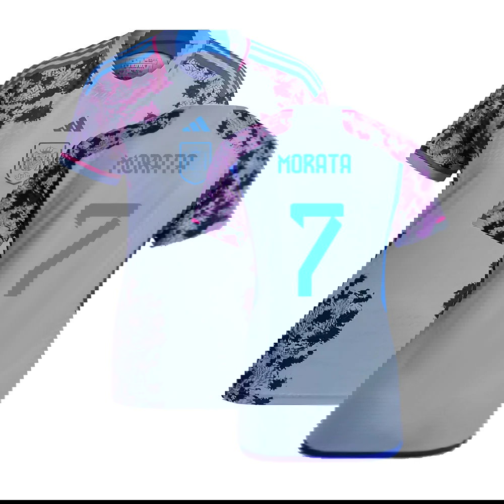 2023-2024 Spain Authentic Away Jersey - Ladies (Morata 7)