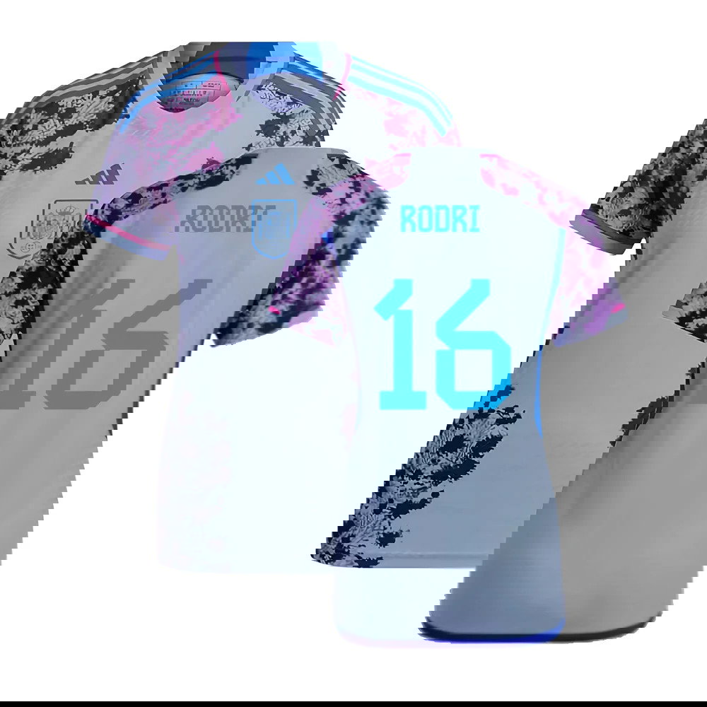 2023-2024 Spain Authentic Away Jersey - Ladies (Rodri 16)