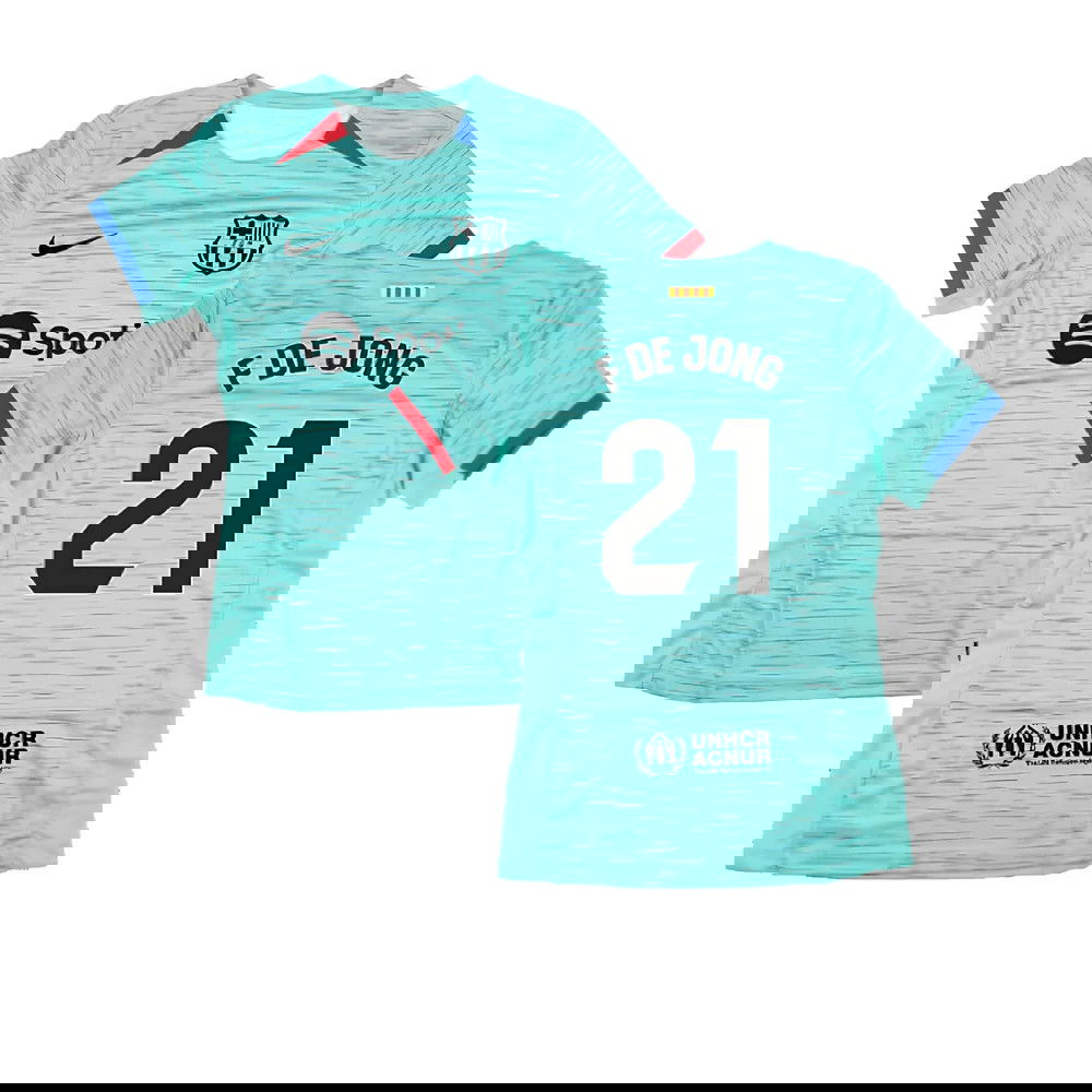2023-2024 Barcelona Third Shirt (Womens) (F De Jong 21)
