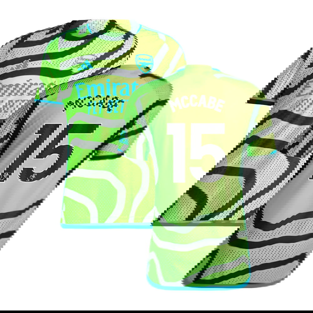 2023-2024 Arsenal Authentic Away Shirt (McCabe 15)