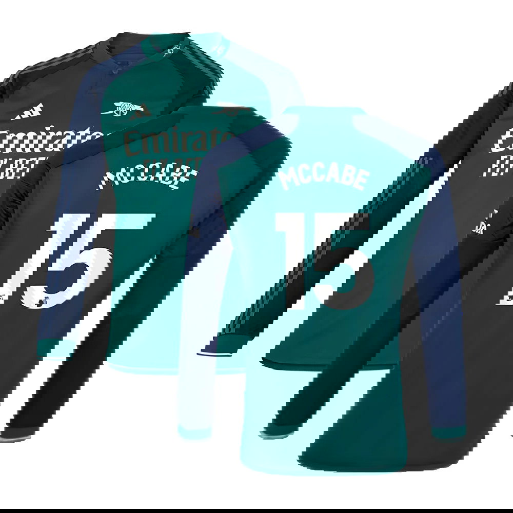 2023-2024 Arsenal Long Sleeve Third Shirt (McCabe 15)