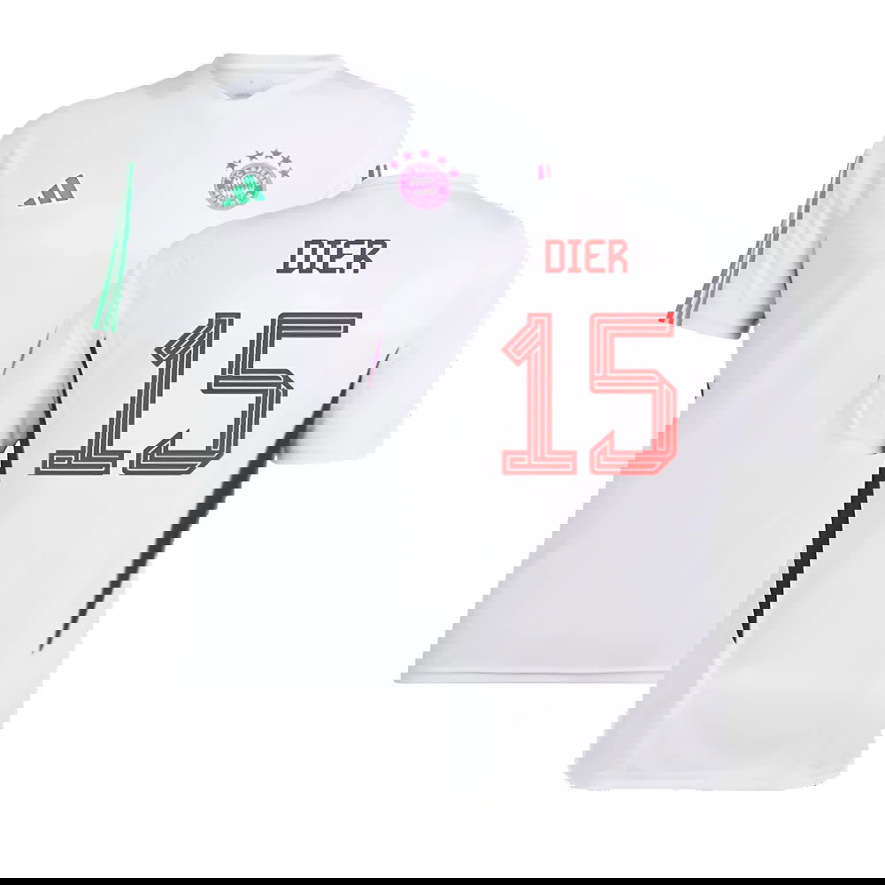 2023-2024 Bayern Munich Training Shirt (White) (Dier 15)