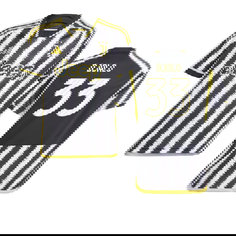 2023-2024 Juventus Home Shirt (Kids) (Djalo 33)