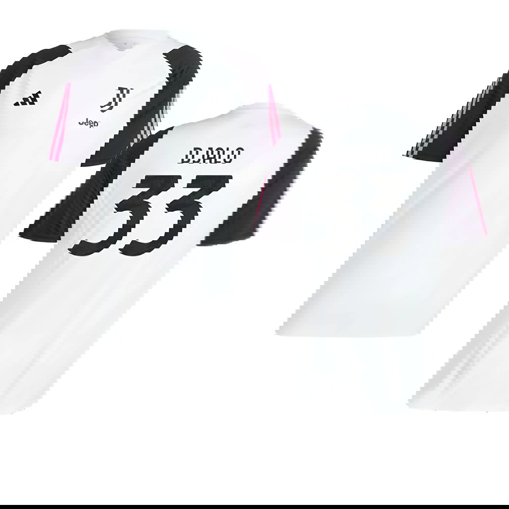 2023-2024 Juventus Training Shirt (White) (Djalo 33)