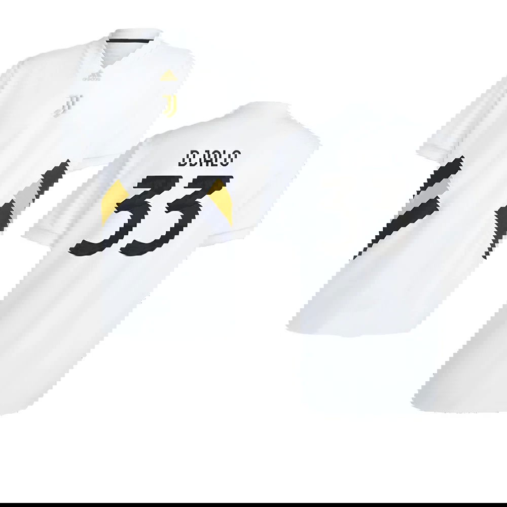 2023-2024 Juventus Icon Jersey (White) (Djalo 33)