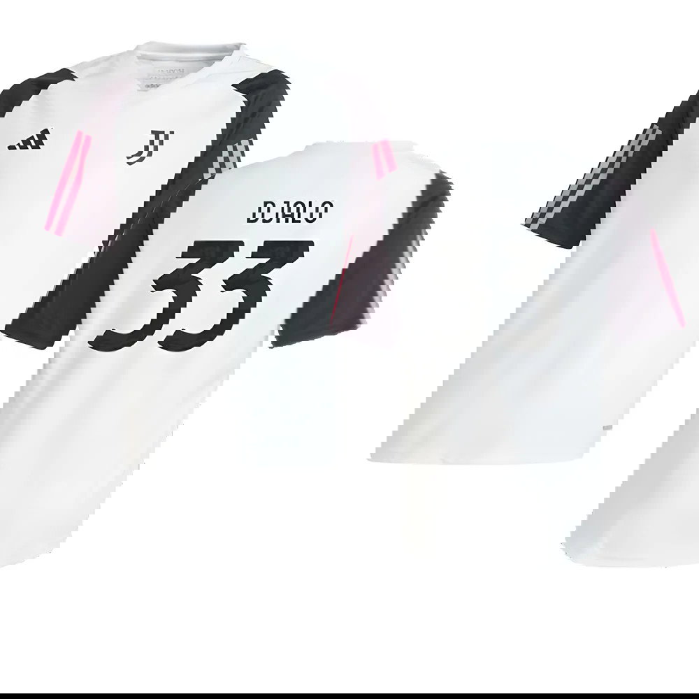 2023-2024 Juventus Training Shirt (White) - Kids (Djalo 33)