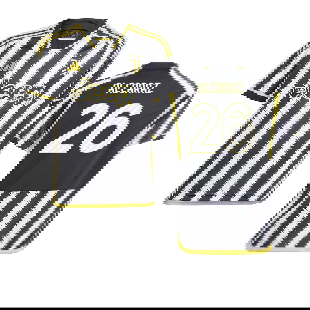 2023-2024 Juventus Home Shirt (Kids) (Alcaraz 26)