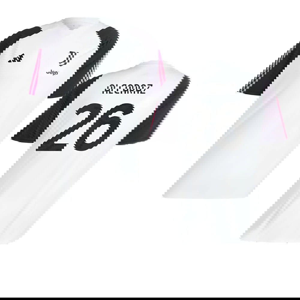 2023-2024 Juventus Training Shirt (White) (Alcaraz 26)