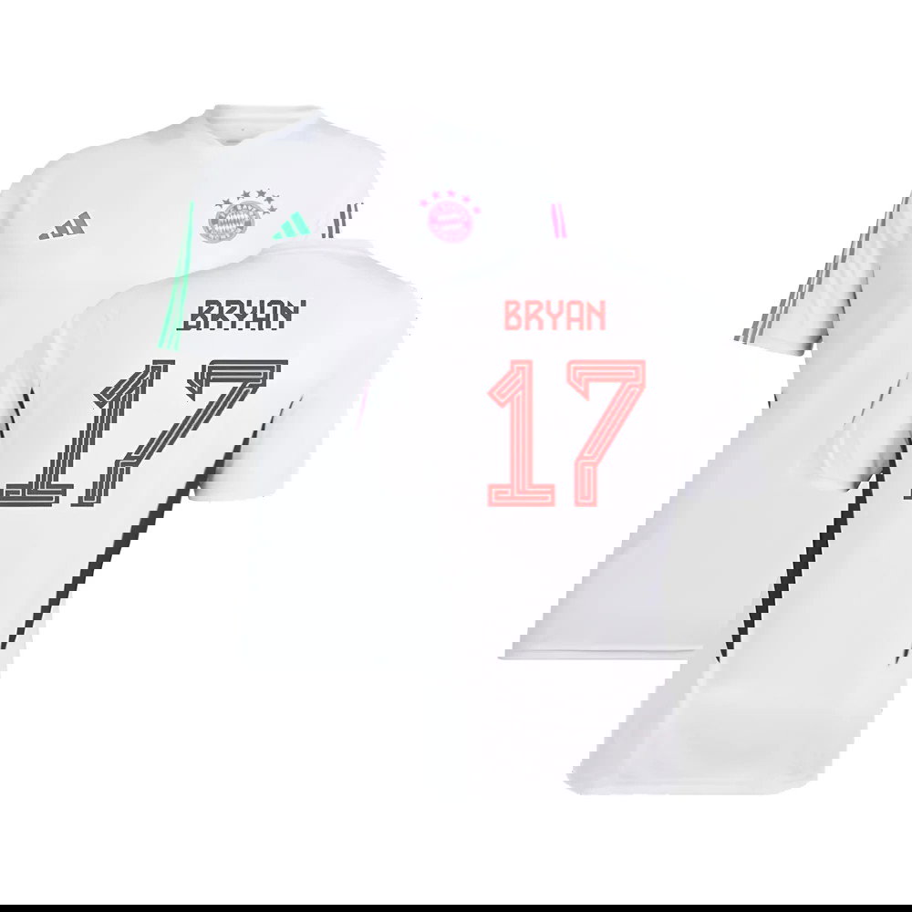2023-2024 Bayern Munich Training Shirt (White) (Bryan 17)