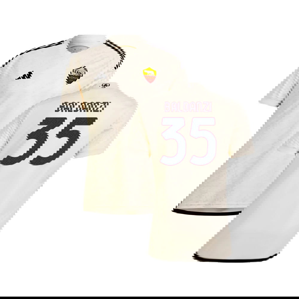 2023-2024 Roma Away Shirt (Baldanzi 35)