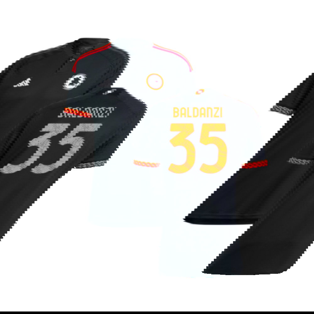 2023-2024 AS Roma Third Shirt (Baldanzi 35)