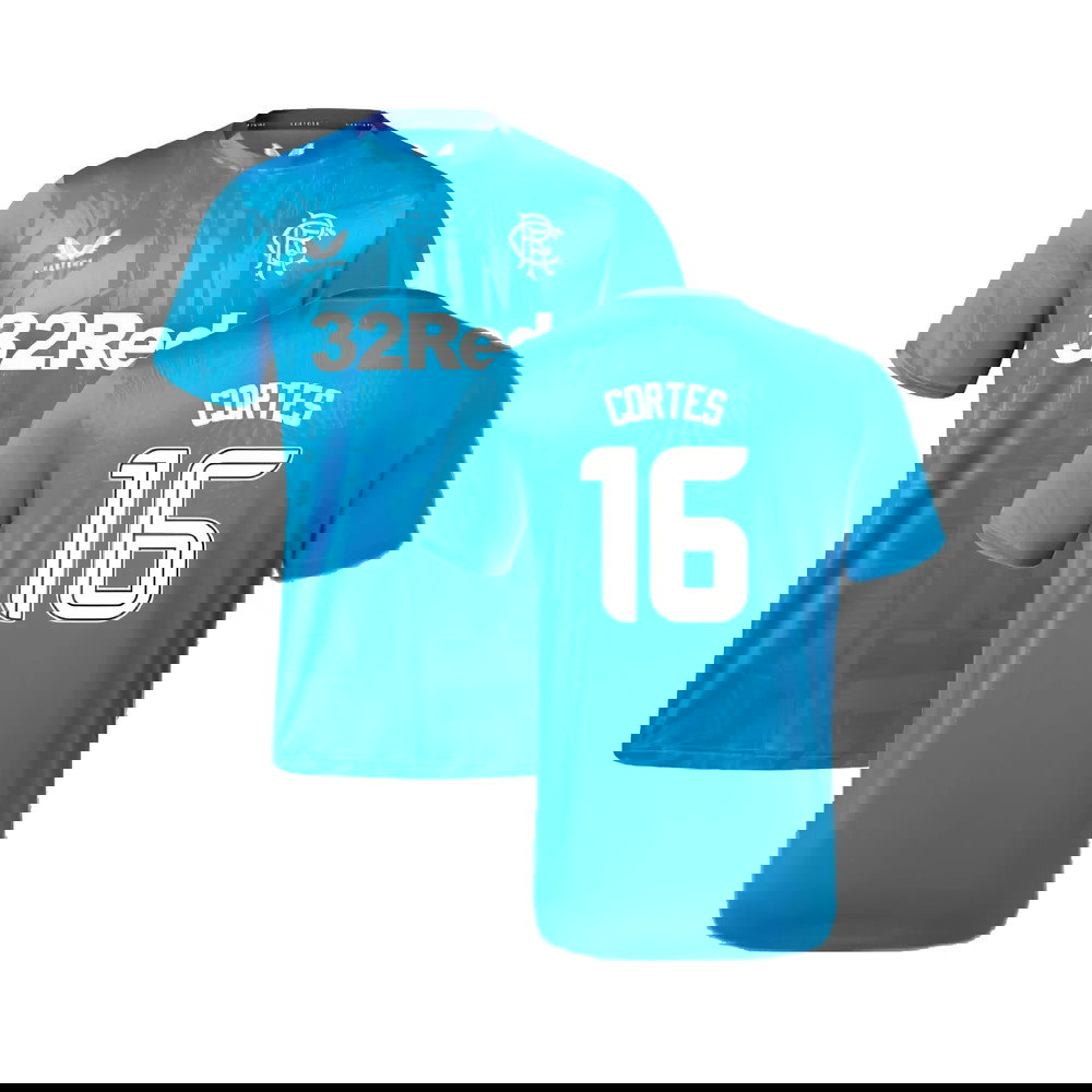 2023-2024 Rangers Players Training Tee (Deep Water) (Cortes 16)