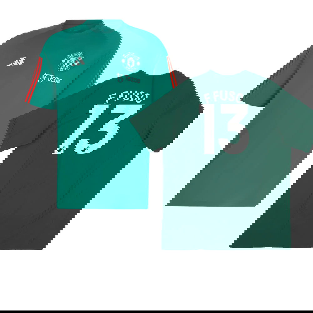 2023-2024 Man Utd Training Tee (Green) (F Fuso 13)