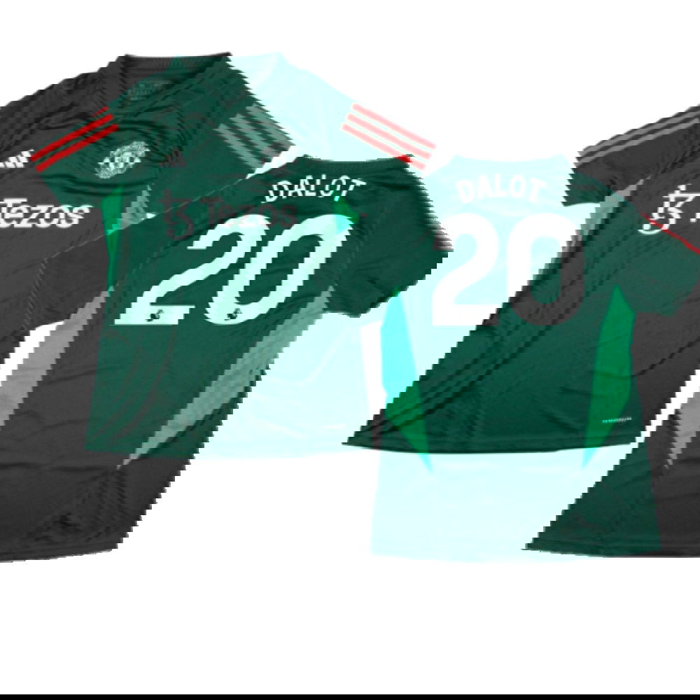 2023-2024 Man Utd Training Shirt (Green) - Ladies (Dalot 20)