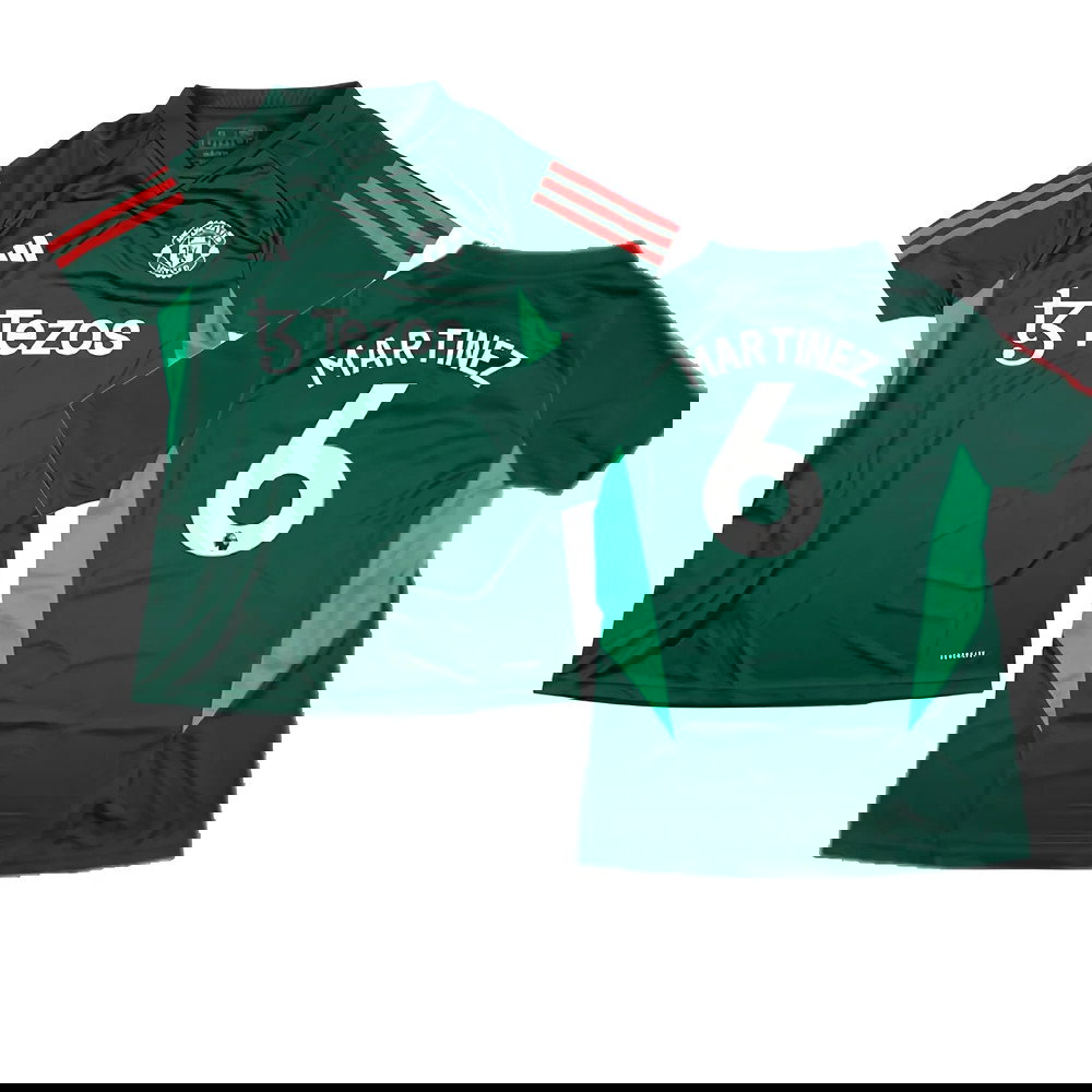 2023-2024 Man Utd Training Shirt (Green) - Ladies (Martinez 6)