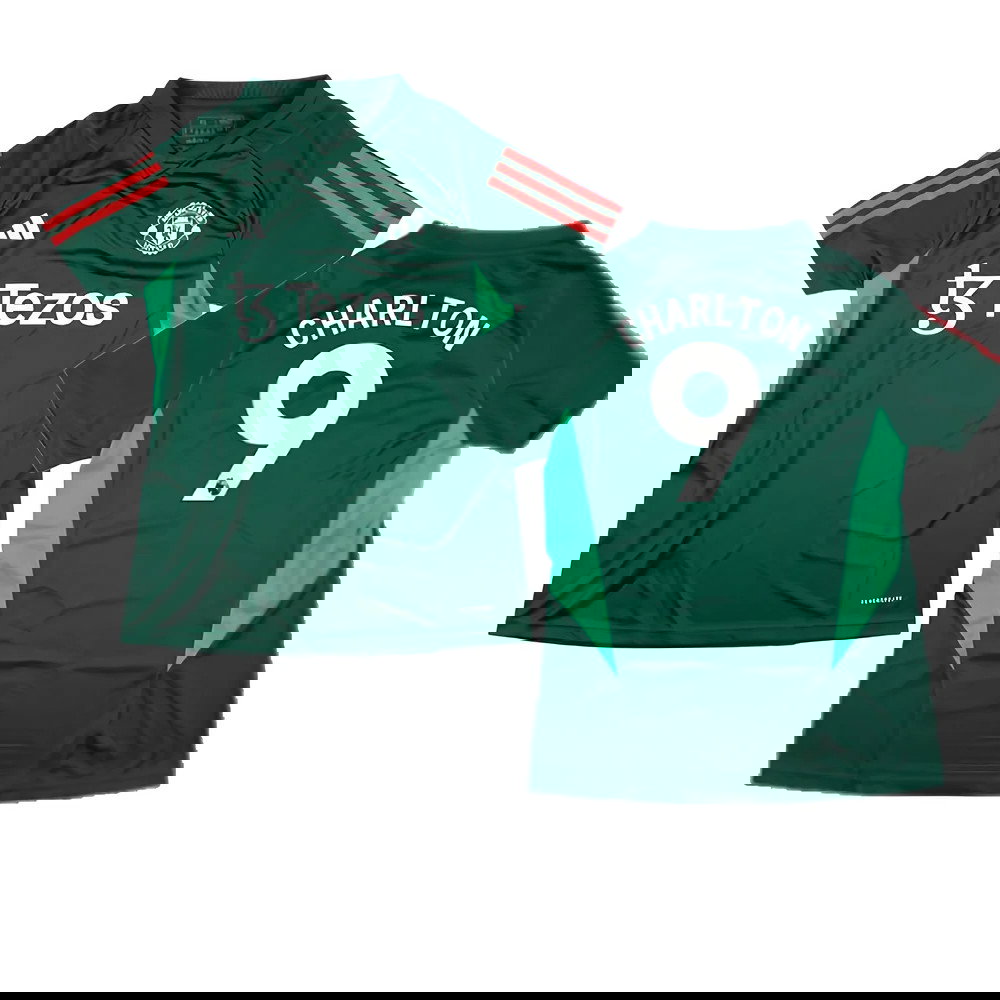 2023-2024 Man Utd Training Shirt (Green) - Ladies (Charlton 9)