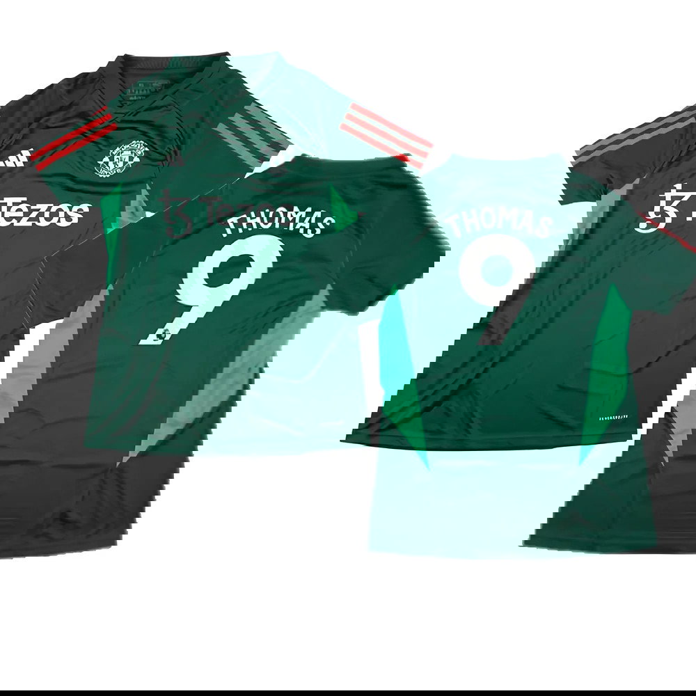 2023-2024 Man Utd Training Shirt (Green) - Ladies (Thomas 9)