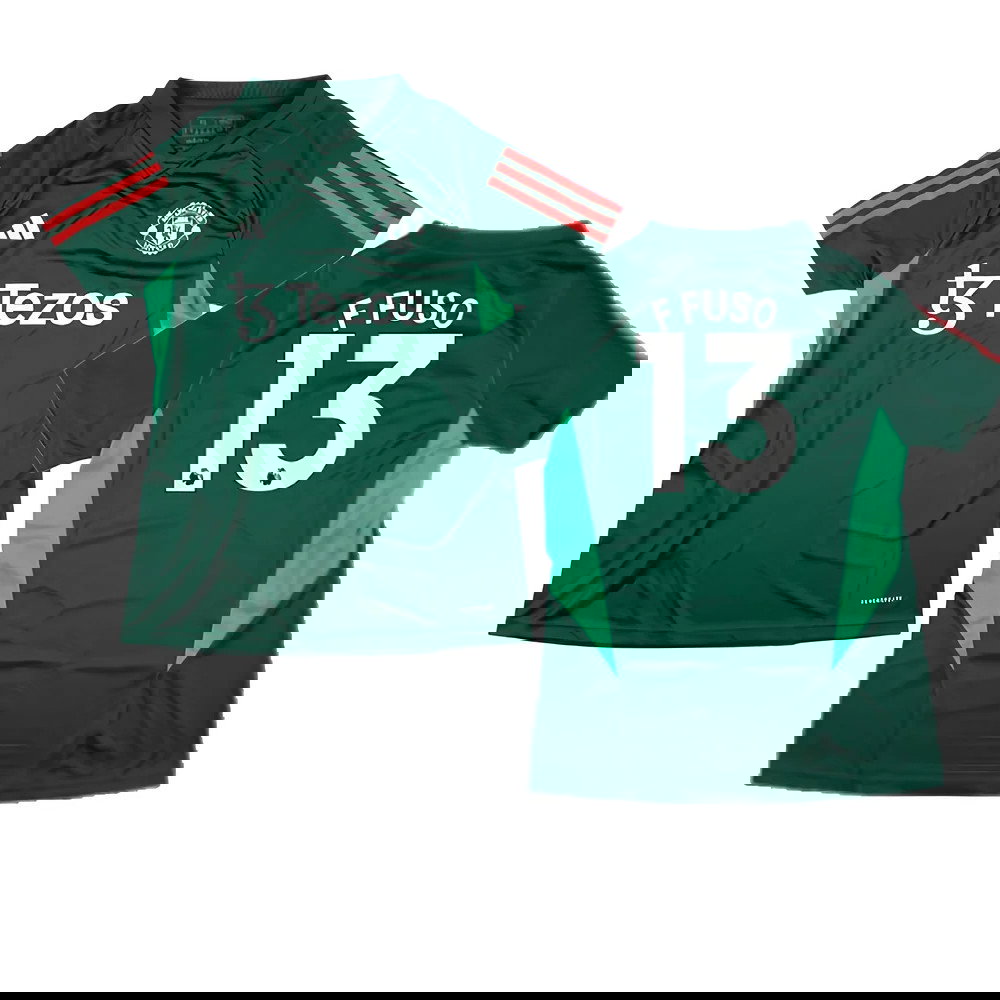 2023-2024 Man Utd Training Shirt (Green) - Ladies (F Fuso 13)