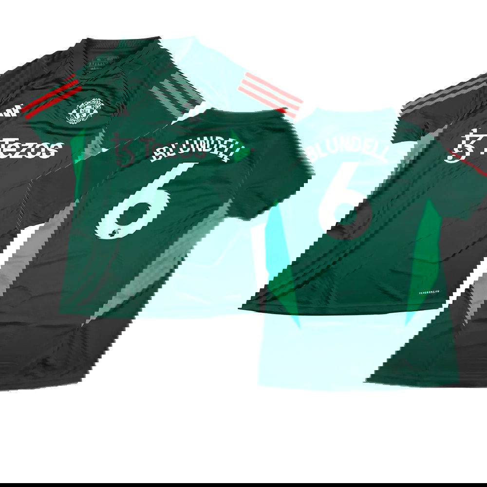 2023-2024 Man Utd Training Shirt (Green) - Ladies (Blundell 6)