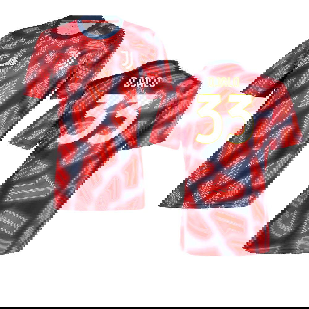 2023-2024 Juventus Pre Match Shirt (Night Indigo) (Djalo 33)