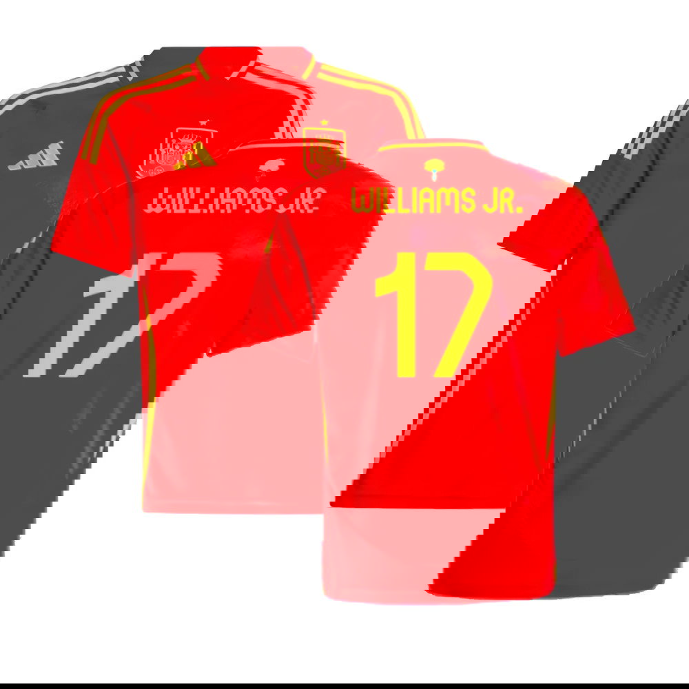 2024-2025 Spain Home Shirt (Kids) (Williams JR. 17)