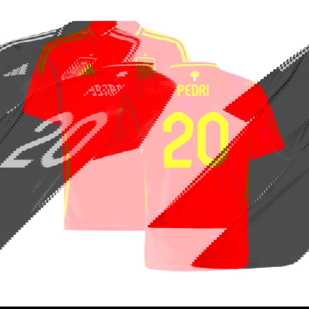 2024-2025 Spain Home Shirt (Kids) (Pedri 20)