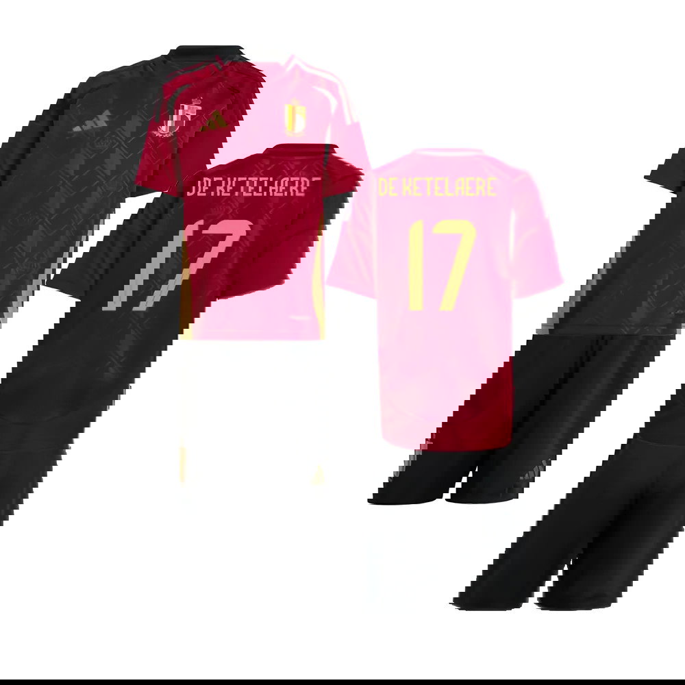 2024-2025 Belgium Home Mini Kit (De Ketelaere 17)