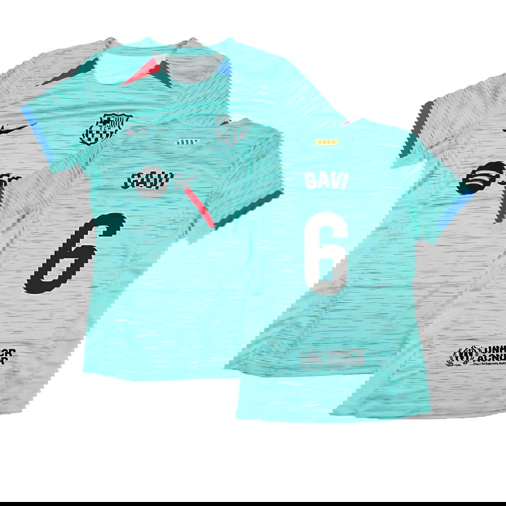 2023-2024 Barcelona Third Shirt (Womens) (Gavi 6)