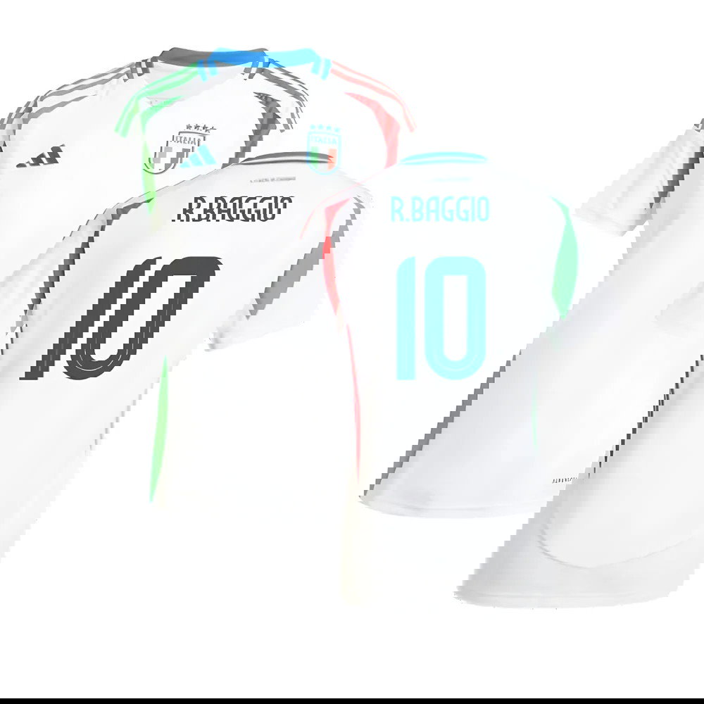 2024-2025 Italy Away Shirt (Ladies) (R.BAGGIO 10)