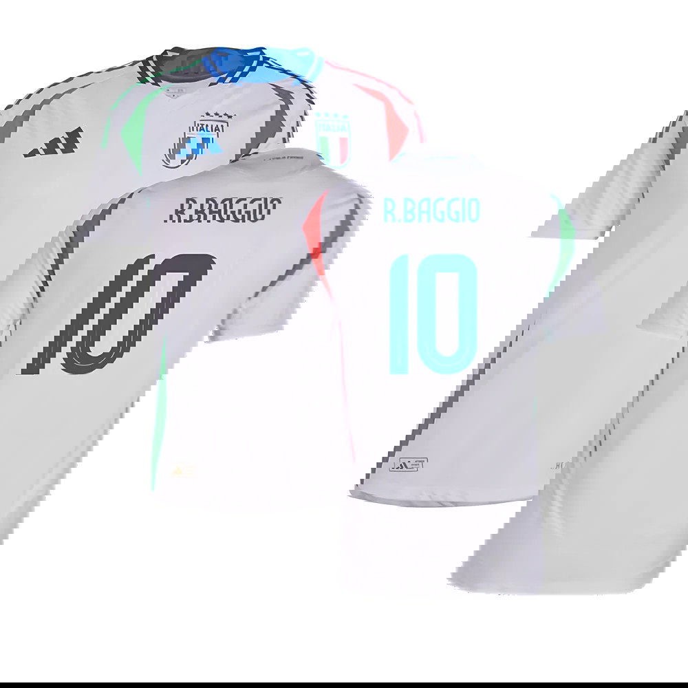 2024-2025 Italy Authentic Away Shirt (R.BAGGIO 10)