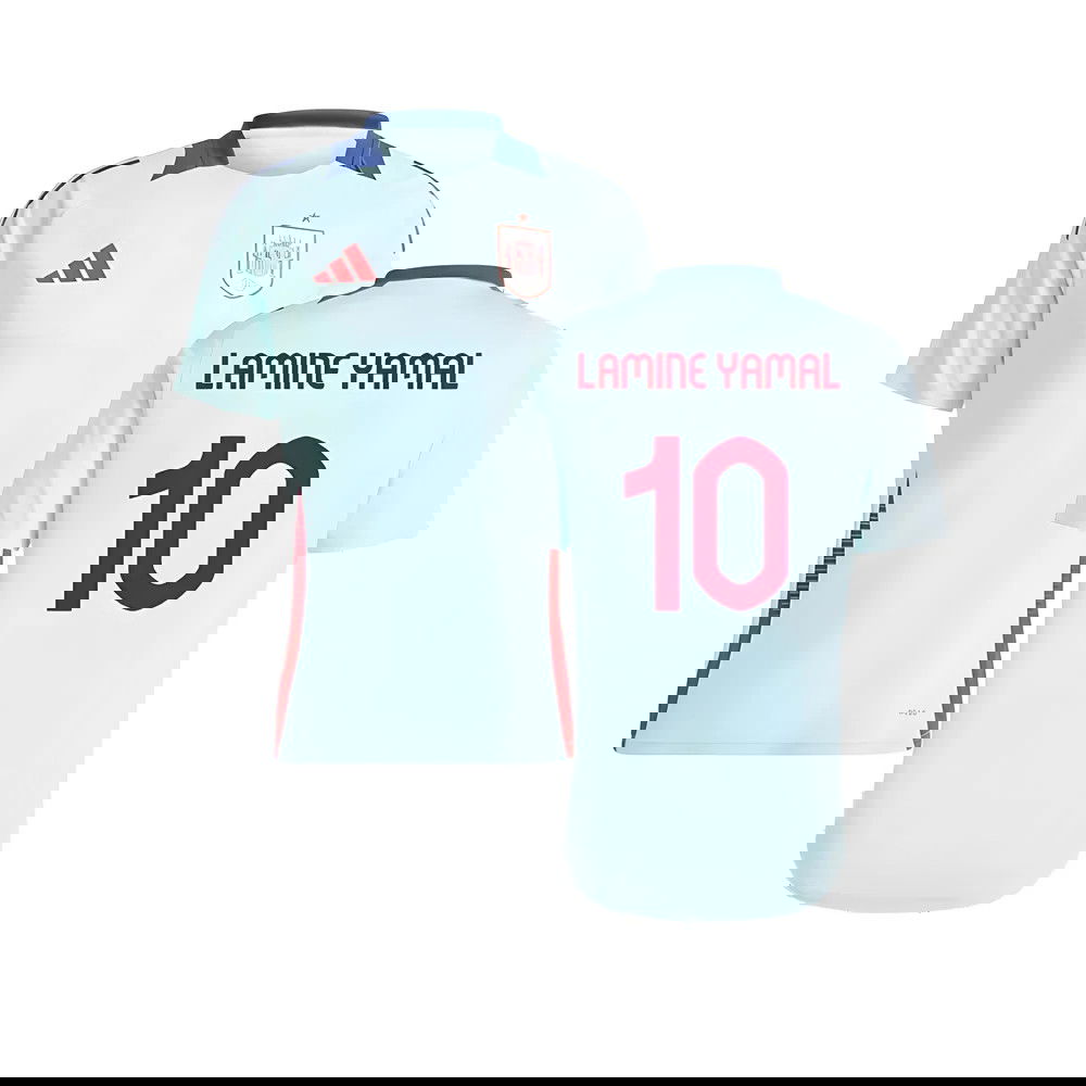 2024-2025 Spain Training Jersey (Halo Mint) (Lamine Yamal 10)