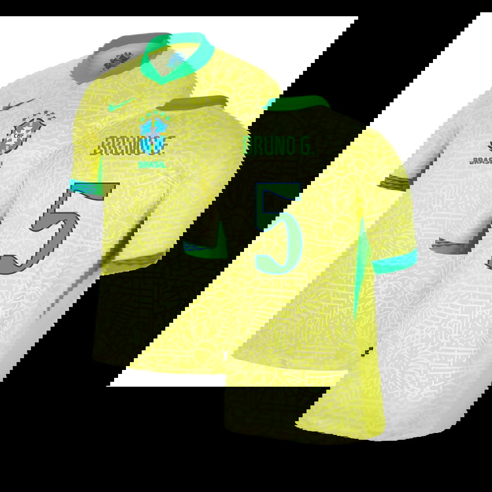 2024-2025 Brazil Home Shirt (Bruno G. 5)