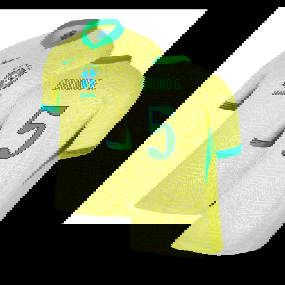 2024-2025 Brazil Home Dri-Fit ADV Match Shirt (Bruno G. 5)