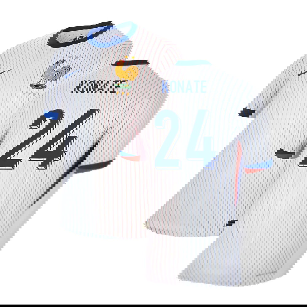 2024-2025 France Away Dri-ADV Match Shirt (Konate 24)