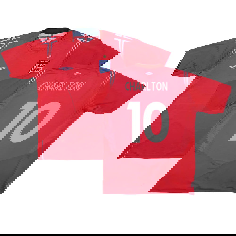 England 2004-06 Away Shirt (Very Good) (Charlton 10)