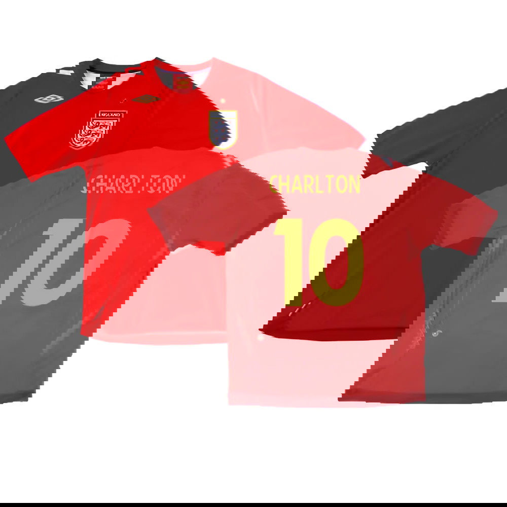 England 2006-08 Away Shirt (Very Good) (Charlton 10)