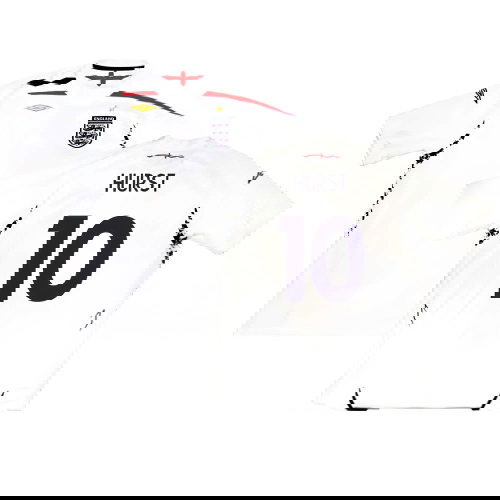 England 2007-09 Home Shirt (XL) (Excellent) (Hurst 10)